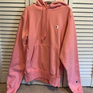 Champion Women's Pink Hoodie Sweater